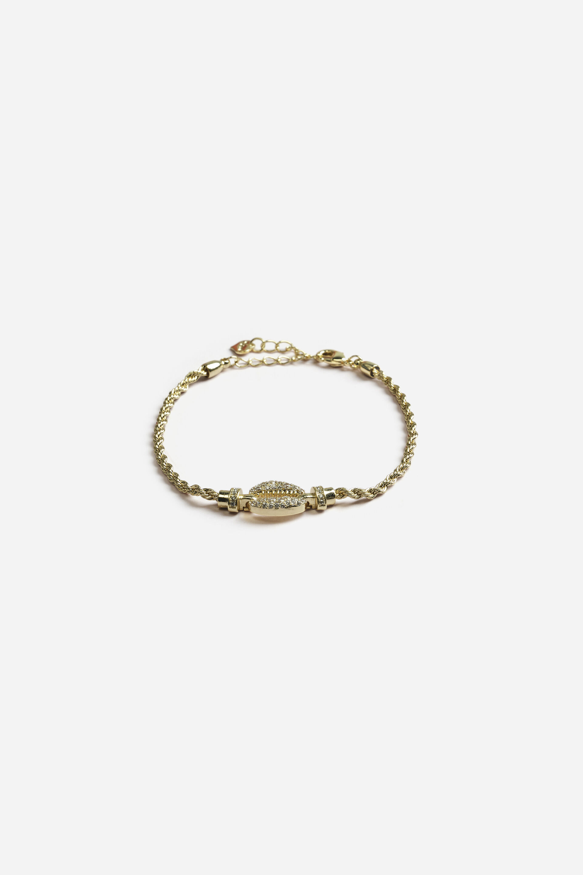 Golden Shell Link Bracelet, , image 2